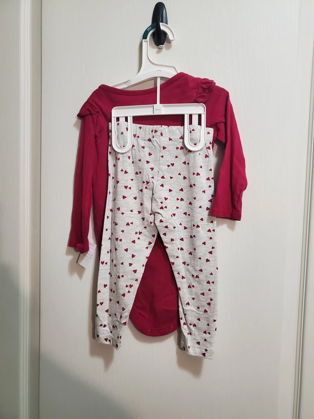 Disney Minnie Mouse Magenta Long-Sleeve One-Piece Bodysuit & Pants 18m